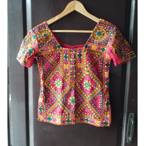 Beautiful Authentic Jaipuri Top cum Blouse